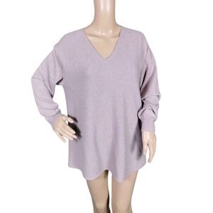 Ella Moss Sweater Women's Large Pink‎ Minimalist Classic Simple Basic Normcore